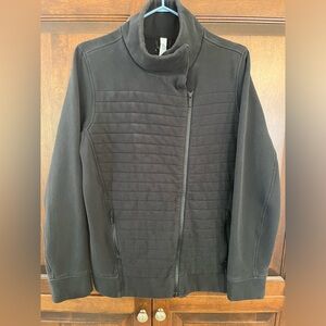 LULULEMON Womens BE TRUE Quilted Asymmetrical Zip Jacket